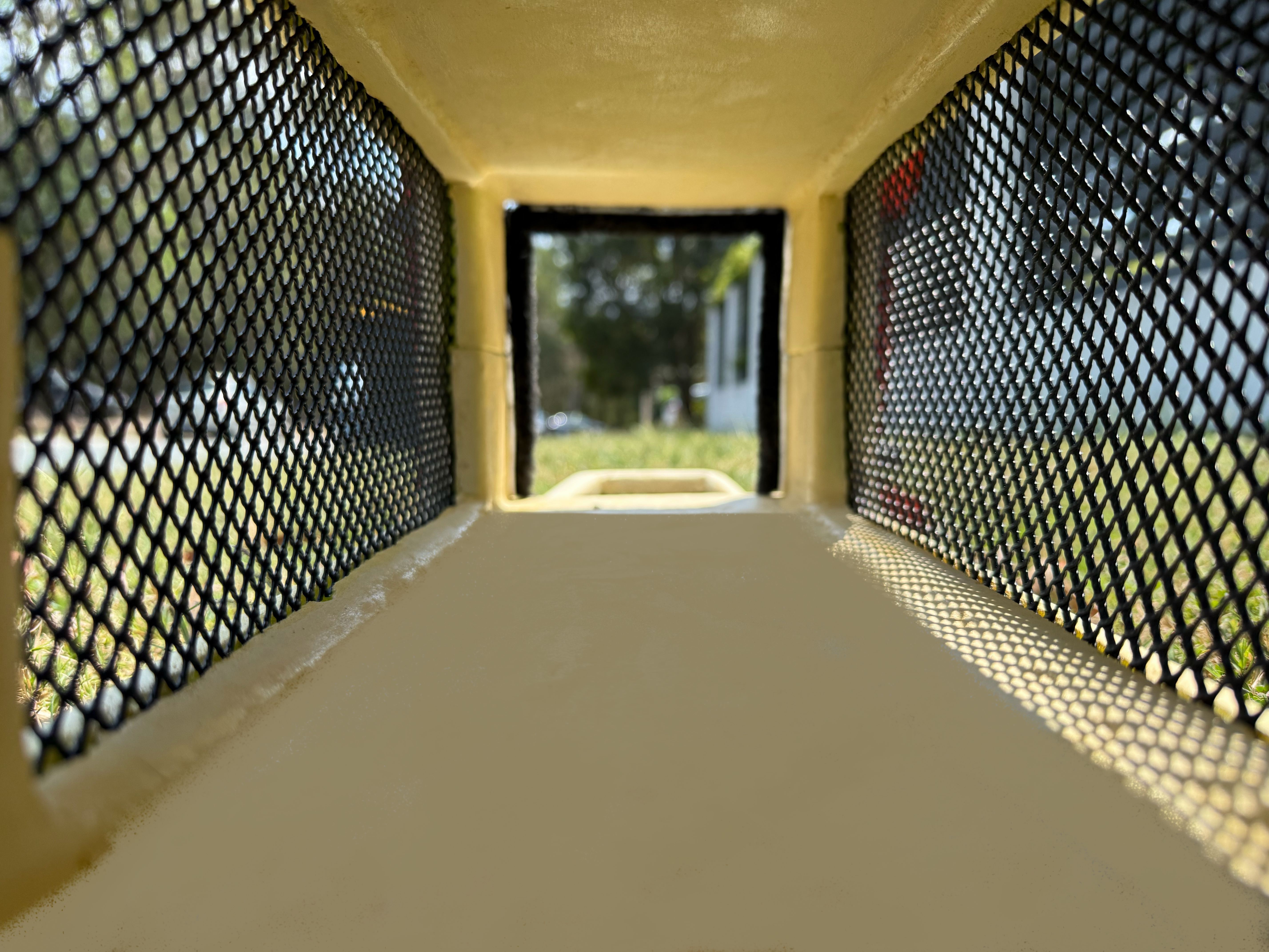 Trap camera view – door open